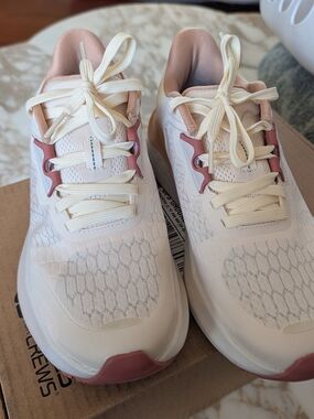 Shoes For Crews Women’s Athletic Sneakers - Blush Pink & Cream